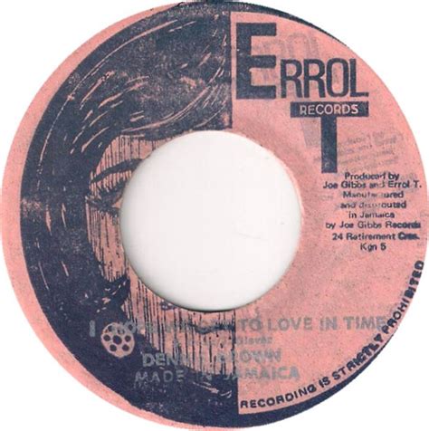 dennis brown i hope we get to love in time 1977 vinyl discogs