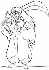 Inuyasha Coloring Pages Draw Drawing Kagome Step Anime Astonishing Getcolorings Categories Printable sketch template