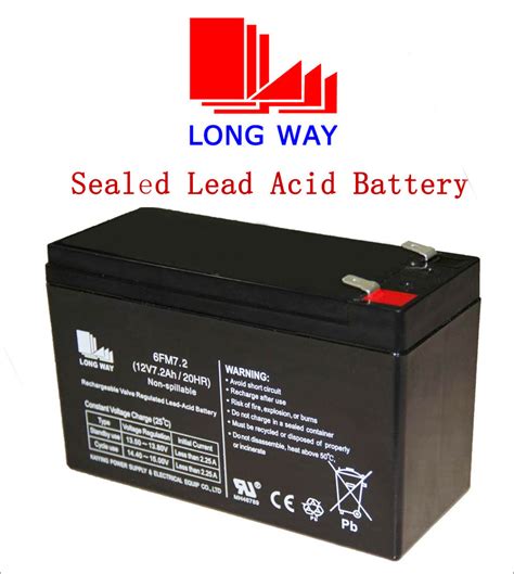 12v 7 2ah Rechargeable Ups Sealed Lead Acid Battery China Vrla