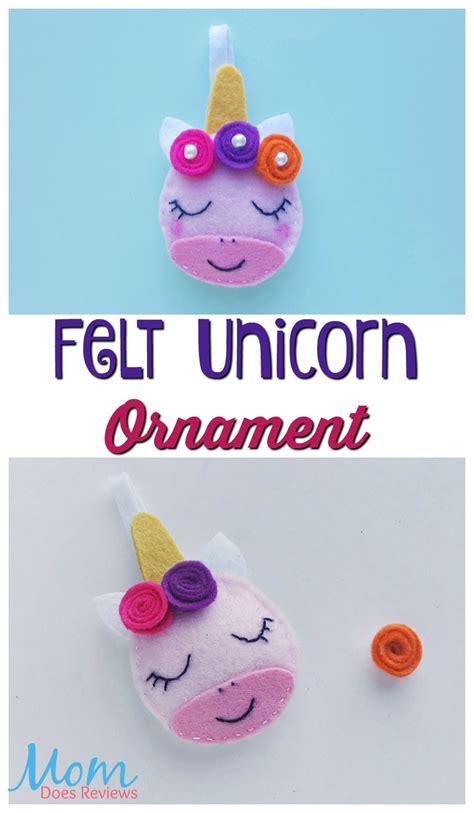 felt unicorn ornament mom  reviews