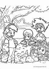Digimon Coloring Pages Cartoon Colour Color Book Character Para Colorir Printable Print Paint Kids Sheets Coloriage Found Desenhos Pintar Drawings sketch template