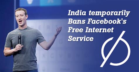 india temporarily bans facebooks  internet service