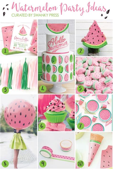 watermelon party ideas watermelon party watermelon