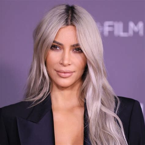 Kim Kardashian Rocks Platinum Blonde Mermaid Hair For Her