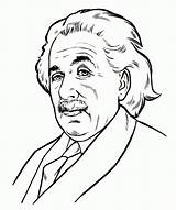 Einstein Coloring Pages Albert Popular Choose Board sketch template