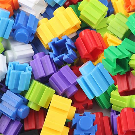 brand  mini bricks blocks toys  kids children colorful plastic educational building blocks
