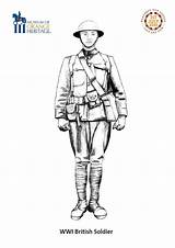 Soldier Ww1 Colouring Printable Sheet Pdf Just Click sketch template