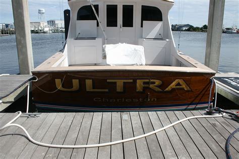 ultra charleston boat transom boats transom artwork painting everett nautical designs