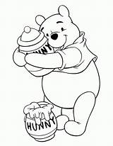Pooh Winnie Colorear sketch template