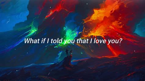 Ali Gatie What If I Told You That I Love You Lyrics Youtube