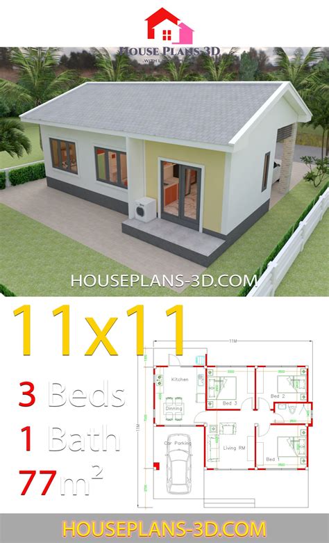 simple house design plans    bedrooms house plans  small