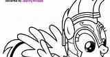 Dash Rainbow Coloring Pages Pony Little sketch template
