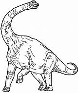 Diplodocus Brachiosaurus Netart Dino sketch template