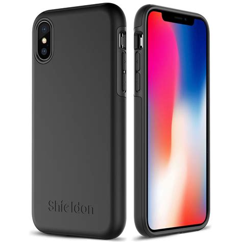 shieldon iphone xs iphone  case black color case  apple iphone  iphone  plateau