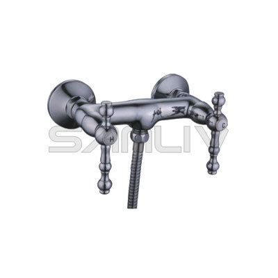 wall mounted dual handle shower mixer taps shower faucet bathroom shower faucet