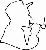 Coloring Smoking Pages Pipe Outline Super Clipartbest Clipart sketch template