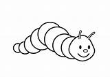 Raupe Malvorlage Ausmalbilder Caterpillar Ausdrucken Große Herunterladen Abbildung sketch template