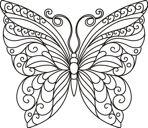 ideas  coloring butterfly outline png