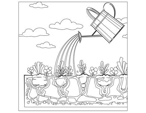 garden coloring pages coloringrocks garden coloring pages