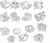 Isometric Drawing Drawings Technical Autocad Orthographic Engineering Exercises 3d Cad Practice Worksheets Samples Paper Interesting Weld Map Fig Sketch Exercise sketch template