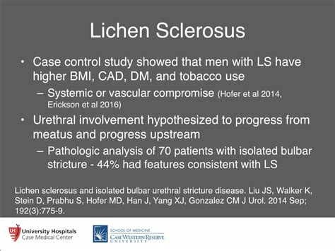 chris gonzalez management of lichen sclerosus related urethral strictures