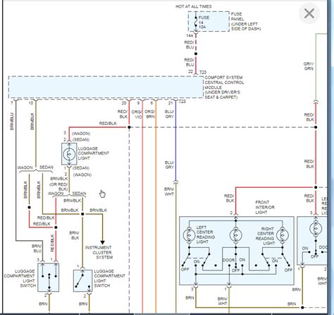 interior lights wiring diagram needed