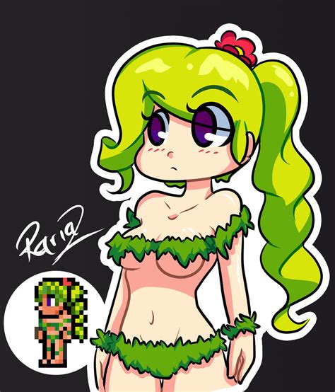 dryad terraria jaltoid style by rariaz on deviantart