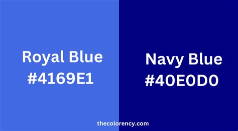royal blue  navy blue   differences explained