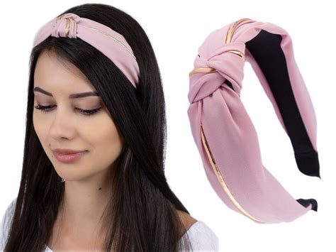 opaska do wŁosÓw różowa wĘzeŁ turban pin up sklep z biżuterią iloko pl