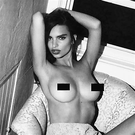 sluty model emily ratajkowski nude polaroid photos scandal planet