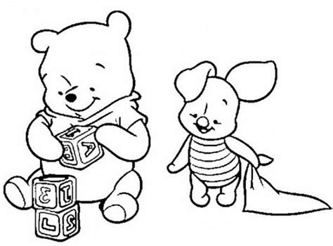 baby pooh coloring pages coloring home