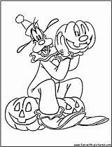 Coloring Halloween Pages Goofy Disney Mission Friends Printable Colouring Fun Kids Cartoons Getcolorings Choose Board sketch template