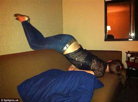 hilarious photos reveal drunken people sleep anywhere