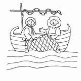 Menschenfischer Milagrosa Miraculous Religionsunterricht Pescadores sketch template
