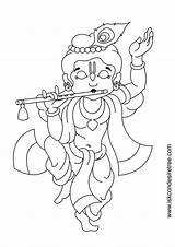 Krishna Drawing Coloring Sketch Pencil Line Radha Cute Baby Easy Lord Drawings Shree Pages Simple Bala Sree Getdrawings Dancing Trending sketch template