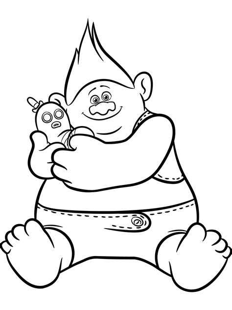 trolls coloring pages    print