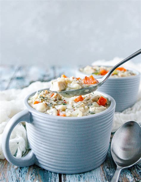 Creamy Turkey And Rice Soup Goodie Godmother