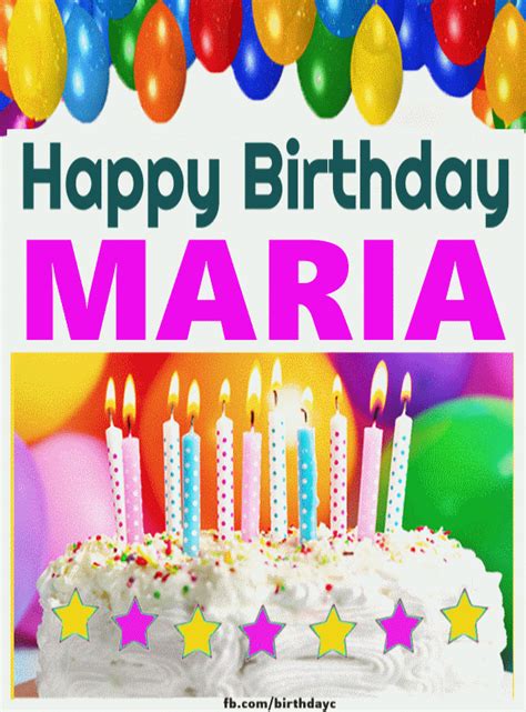 happy birthday maria cake gif