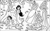 Coloring Disney Pages Princesses Princess Characters Printable Together Colouring Drawing Print Getdrawings Color Colorings Getcolorings sketch template