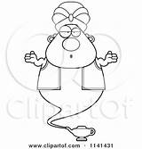 Genie Clipart Chubby Cartoon Careless Angry Happy Cory Thoman Vector Outlined Coloring Royalty Mad Waving Green Girl Clipartof 2021 Collc0121 sketch template