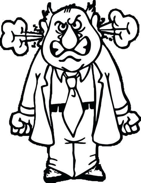 anger coloring pages  getdrawings