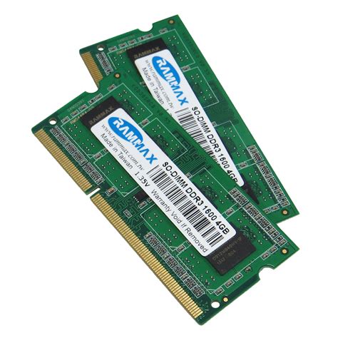 rammax ddrl mhz gb sodimm ram laptop memory