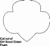 Trefoil Scout Scouts sketch template