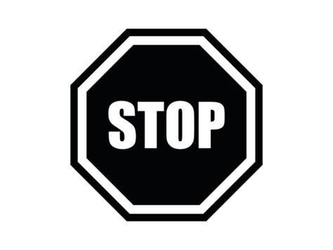 stop sign clipart png