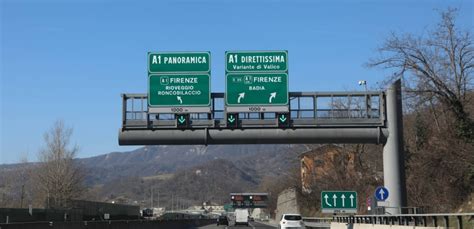 tolwegen  italie trajecten en tarieven op de autostrada
