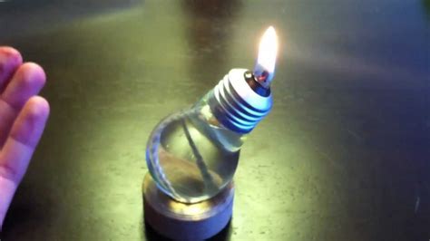 light bulb oil lamp youtube