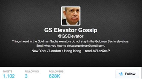 goldman sachs elevator tweeter unmasked bbc news