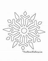 Snowflake Stencil Freestencilgallery sketch template