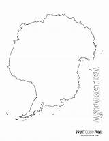 Antarctica Printables sketch template