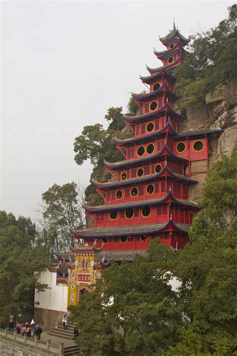 shibaozhai pagoda pagoda china travel chinese architecture